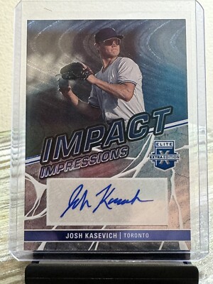 Josh Kasevich 2023 Panini Elite Extra Edition Impact Impressions #II-JKH auto