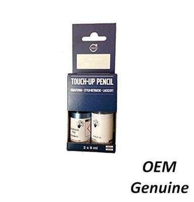 Volvo Touch Up Paint Pen, Includes Base Coat and Clear Coat, 2 x 9 ml