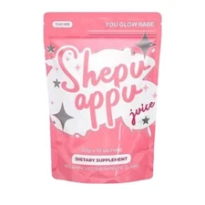 You Glow Babe SHAPE UP SHEPU APPU Juice Powder Mix, 10 Sachets x 15g Each
