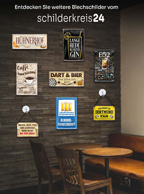 Schilderkreis24 Blechschild Dynamo Fan - Lustiger Fußball Spruch Für Verein & Club Deko