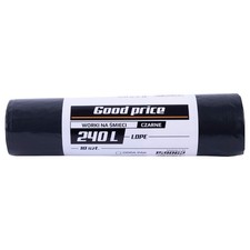 M&uuml;lls&auml;cke 240L schwarz LDPE 10 St&uuml;ck G&uuml;nstiger Preis