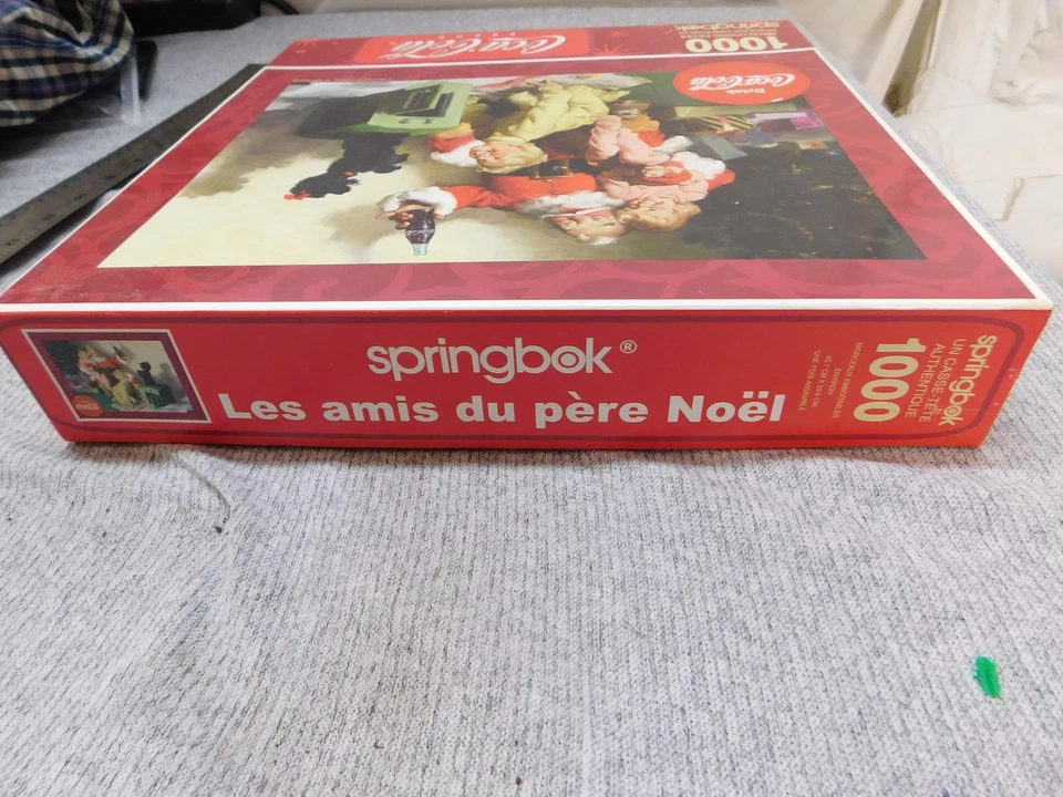 Springbok Coca-Cola Santa & Friends 1000 Piece Holiday Jigsaw Puzzle Christmas - Image 4 of 4