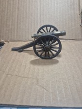 Vintage Brass and Cast Iron Miniature Cannon FCO Mount Vernon VA. Canon Swivels