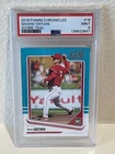 2018 Panini Chronicles Shohei Ohtani #16 Teal /199 (RC) PSA 9