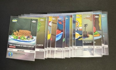 2025 Topps Chrome Spongebob Complete Base Set 1-200 + 2 Insert