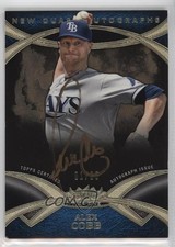 2014 Topps Tier One New Guard Auto Copper Ink 1/25 Alex Cobb #NGA-ACO Auto 0o48