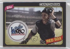 2018 Topps MLB All-Star Logo Black /99 Carlton Fisk #ASP-CF Patch HOF 0ub8