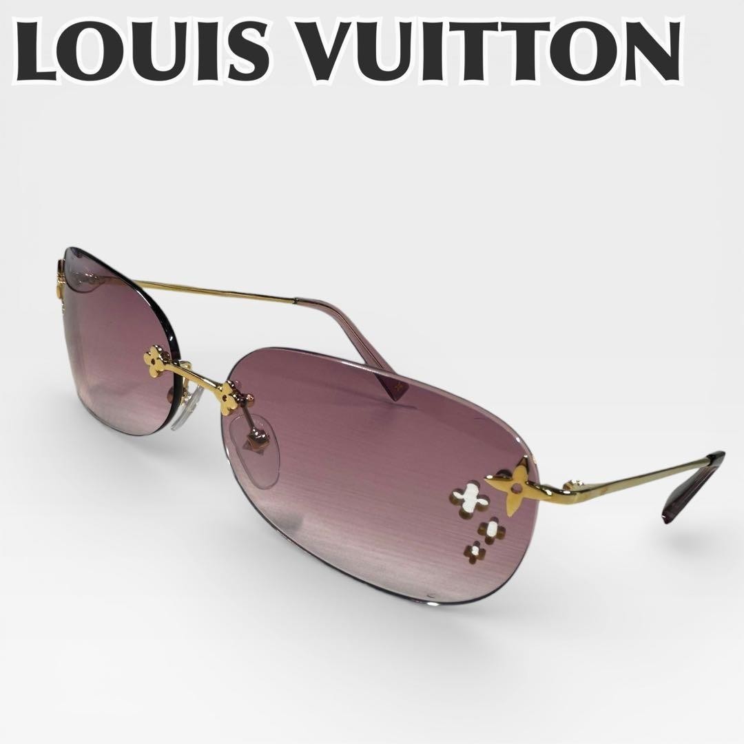 Louis Vuitton Desmayo Rectangular Sunglasses Desi… - image 1