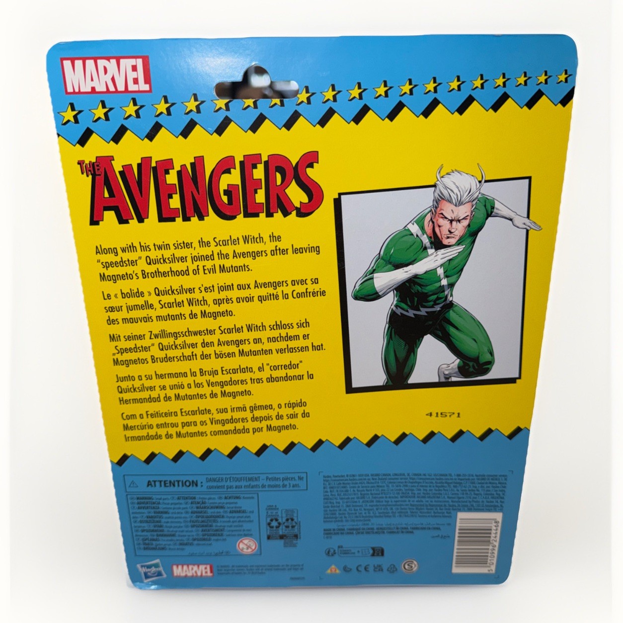 NEW Hasbro Marvel 6-inch The Avengers Quicksilver Action Figure