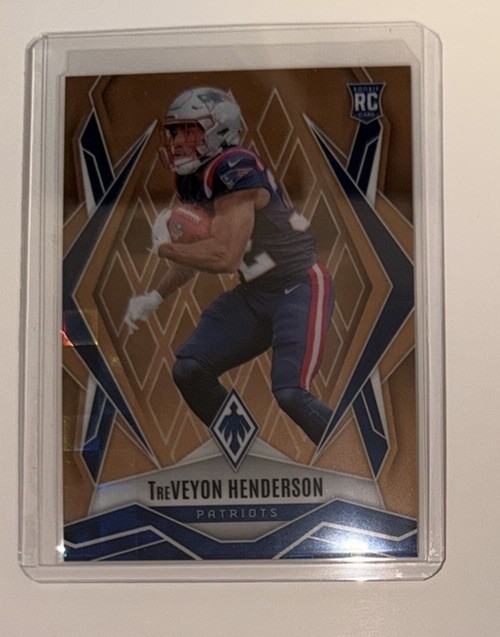2025 Phoenix TreVeyon Henderson RC Bronze Pandora /125 #187 Patriots