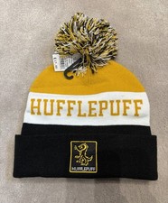 Hufflepuff Pom Beanie Hat Harry Potter Warner Bros Studio Tour London