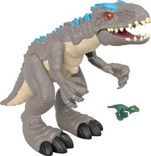 Fisher-Price Imaginext Jurassic World Dinosaur Toy Thrashing Indominus Rex Fi...