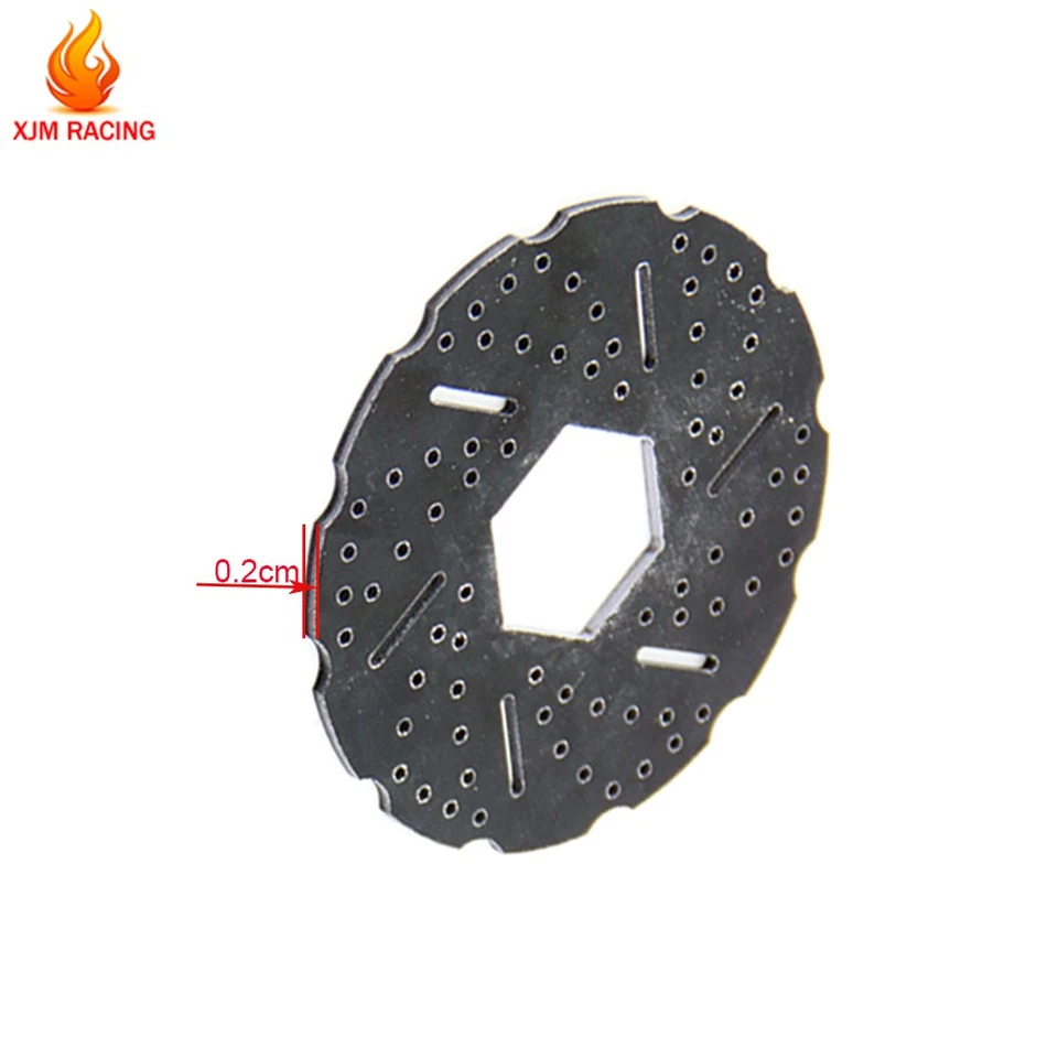 Front Hydraulic Carbon Fiber Surface Disc Brake For 1/5 HPI RV KM BAJA RC Part - Image 4 of 4