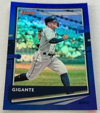 2020 Donruss  JOSE ALTUVE #159 GIGANTE Blue Holo Nickname Variation Astros