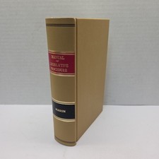 Manual Of Legislative Procedure By Paul Mason 1979