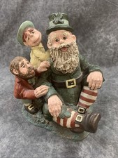 Sarah’s Attic 1990 Figurine “Irish Delight Santa” Limited Edition Made In USA