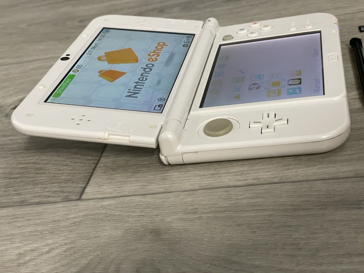 New Nintendo 3DS LL XL Pearl White Region Free USA Seller Very