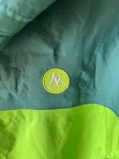 Marmot Jacket Men S Green/neon minimalist Waterproof Hooded Rain Outdoor Coat