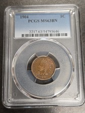 1904 INDIAN HEAD CENT PENNY 1C Coin PCGS MS63 MS 63 NICE LOOKS BETTER