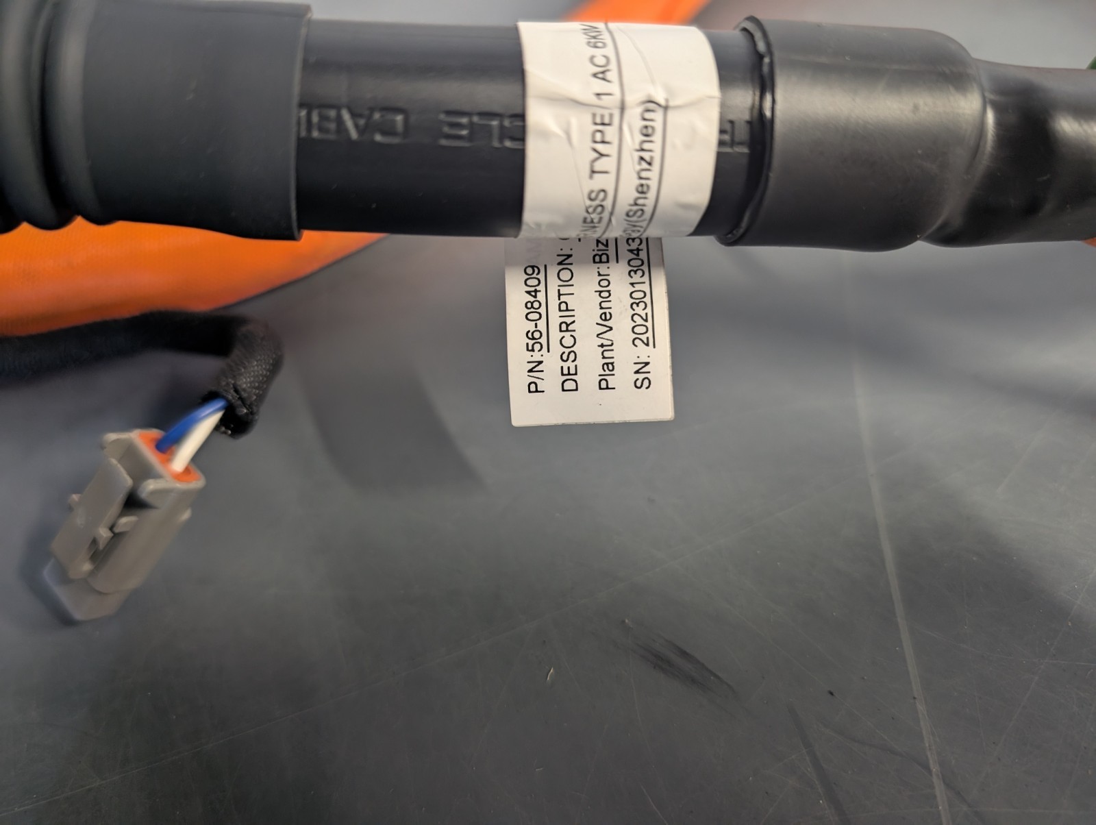 ZERO Motorcycles CHARGE HARNESS TYPE 1 AC 6KW F6 (Special Order) 56-08409