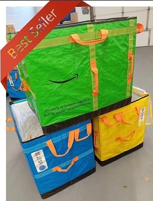 Amazon Kurier große Liefertasche 28x23x20 | robuste Aufbewahrungstasche Tragetasche