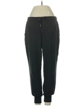 Athleta Women Black Track Pants 4 Petites