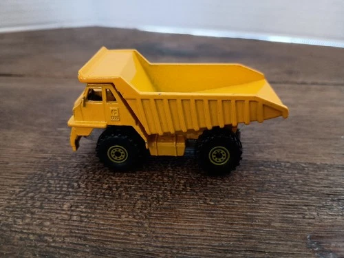 Vintage 1979 Hot Wheels Workhorses CAT Caterpillar Dump Truck, Yellow