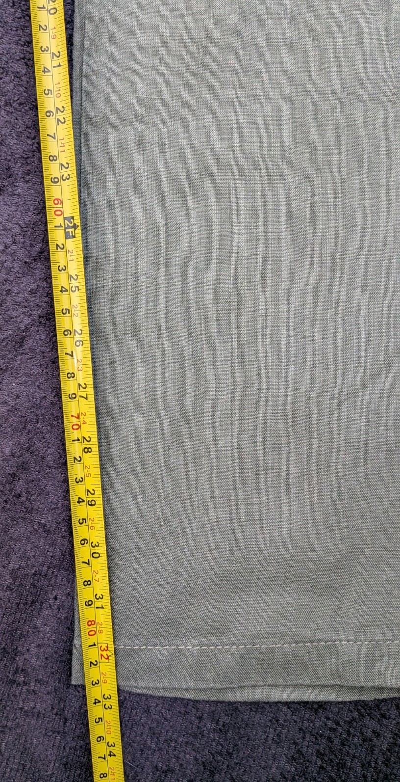 Beachcomber Elegance 100% Linen Mens Trouser Comfortable wear Olive 2XL (38") image 8