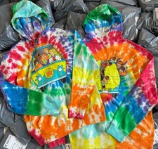 Scooby Doo Run Scooby Doo Friends On Mystery Machine Hoodie Tie Dye