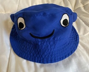 Adorable 12-24 Mos. Baby Boy Girl Whale Sun Hat w/ Chin Strap Face Tail Nautical