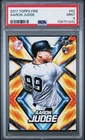 2017 TOPPS FIRE #62 AARON JUDGE ROOKIE RC PSA 9 New York Yankees