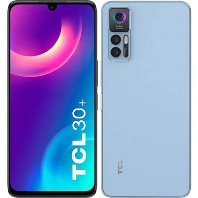 TCL 30+ 4G Muse Blue 128GB + 4GB Dual-SIM Factory Unlocked GSM NEW