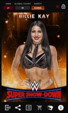 Digital Topps Slam 2018 Super Showdown Iconic Billie Kay 44cc