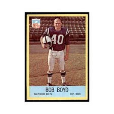 1967 Philadelphia Bob Boyd Football Cards #15