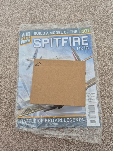 Kit Construction Spitfire MK - Avion De Chasse échelle 1/18 - Modèle Hachette N°1 - Neuf Et Intact