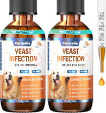 2PCS Yeast Infection Treatment for Dogs, Support Healthy Itch Relief, Ear Paw Di