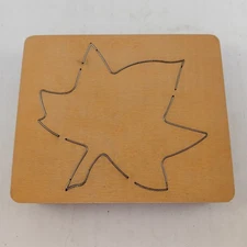 Leaf Maple Nature Ellison Educational Equip Accucut Wood Dies 6"x5" 