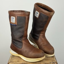 Henri Lloyd TP Ocean Extreme Deck Boots Brown Leather UK 5 Sailing