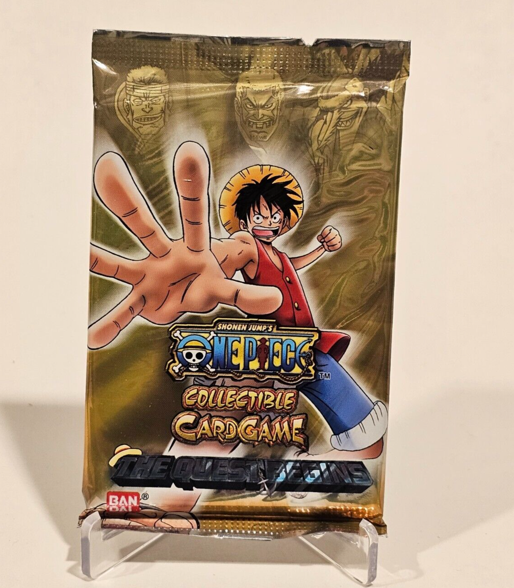 2005 Bandai One Piece CCG: The Quest Begins Booster Pack - New