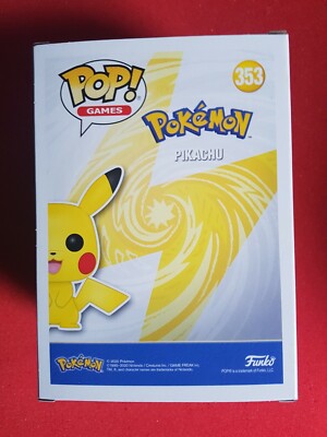 Pikachu Toy Pokémon Pikachu Funko POP 353 Flocked - Exclusive