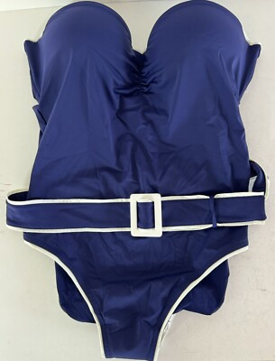 Aubade Women's One piece swimming suit , Navy Blue, Size 32C