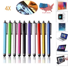 4X Universal Touch Screen Stylus Pens for IPad IPod IPhone Tablet Smartphone PC