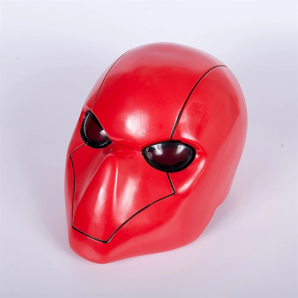 Nueva Máscara Capucha Roja Juegos con disfraces Batman Wayne Casco Cabeza Completa Máscara de Halloween utilería  Foto 3 de 4