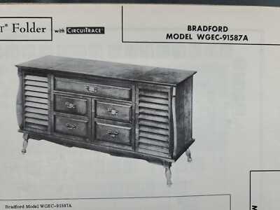 Sams Photofact Repair Service Parts Manual 1966 Bradford Console Stereo 