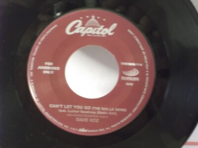Dave Koz, Luther Vandross,Ca''Can't Let You Go(The Sha La Song)''US,7''45,JB only,M