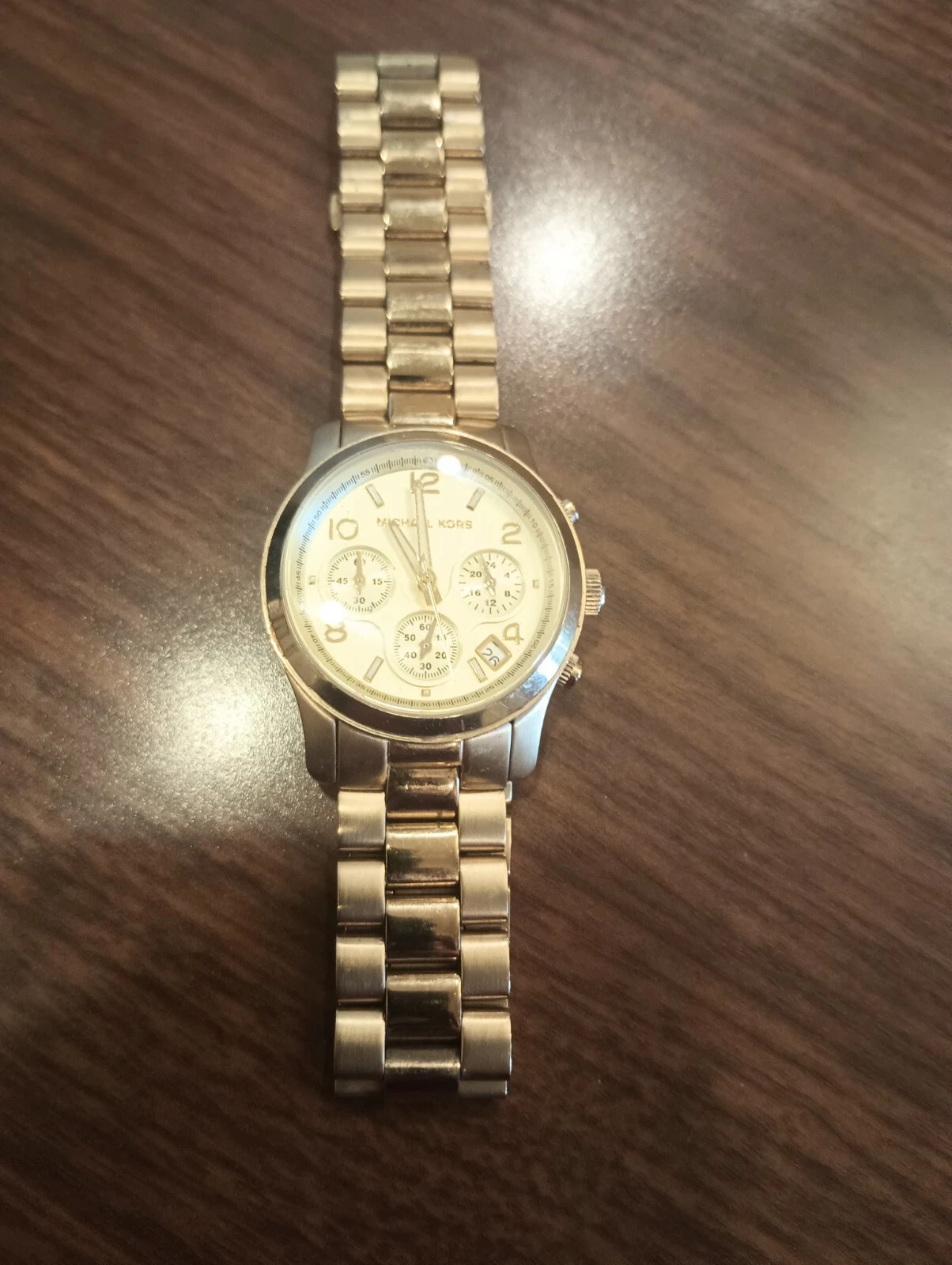 Orologio Michael Kors Runway Cronografo Donna Tono Oro 48mm MK 5055