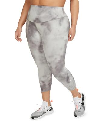 Nike Plus Size ESF-12126 One Icon Clash High Waist Leggings, Tie