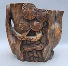 RARE AND VERY OLD QING DYNASTY BAMBOO TEAPOT OR BITONG 19TH CENTURY