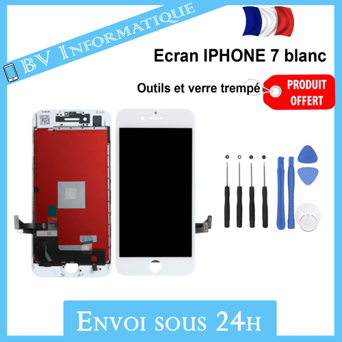 VITRE TACTILE + ECRAN LCD RETINA IPHONE 6/6S/7/8/7+/8+/X/XR/XS/11/12/13 - Photo 9 sur 26