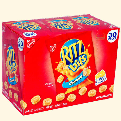 Ritz Bits Cheese ( 30 - 1.5 oz packs )